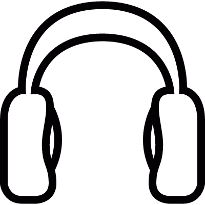 Studio Headphones vector logo