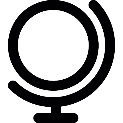 Planet sphere vector logo