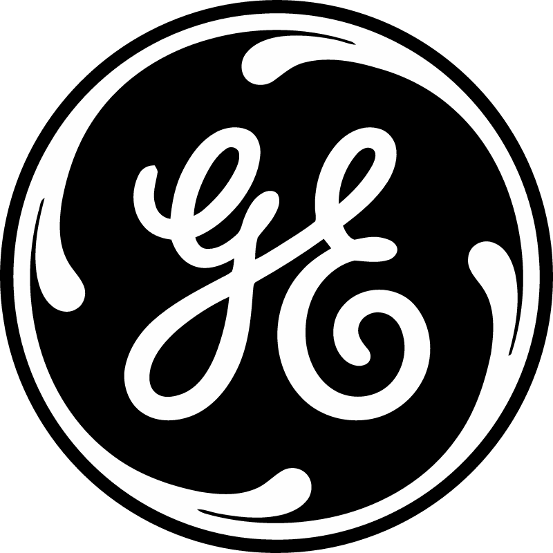 General Electric black vector
