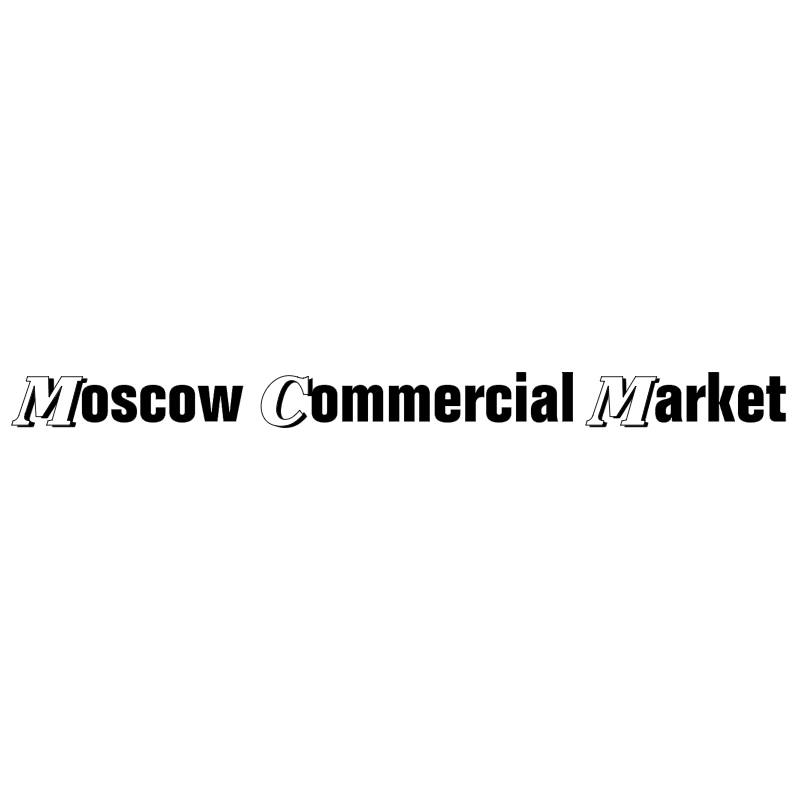 Moscow Commercial Market vector