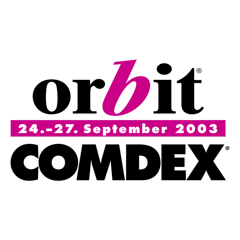 Orbit Comdex 2003 vector logo