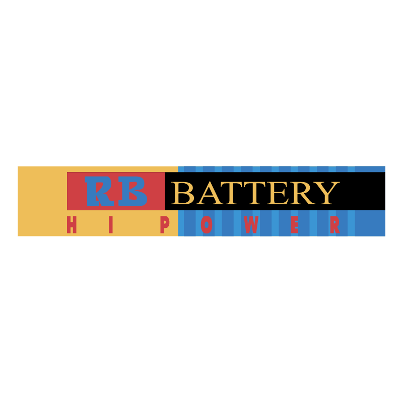 RB Battery vector logo