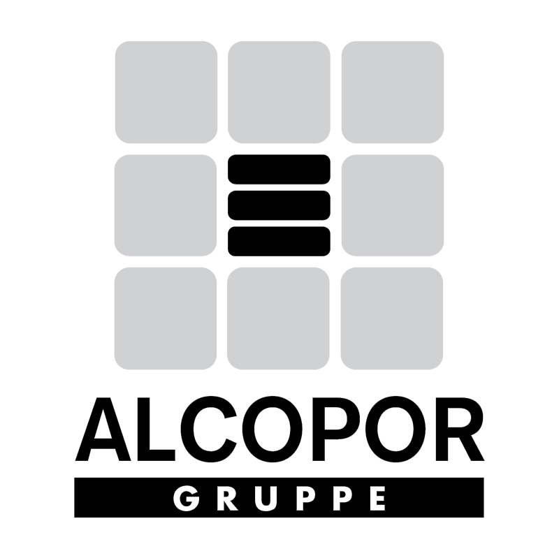 Alcopor Gruppe vector logo