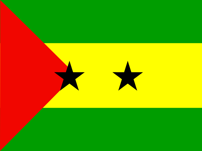 Flag of Sao Tome and Principe vector logo