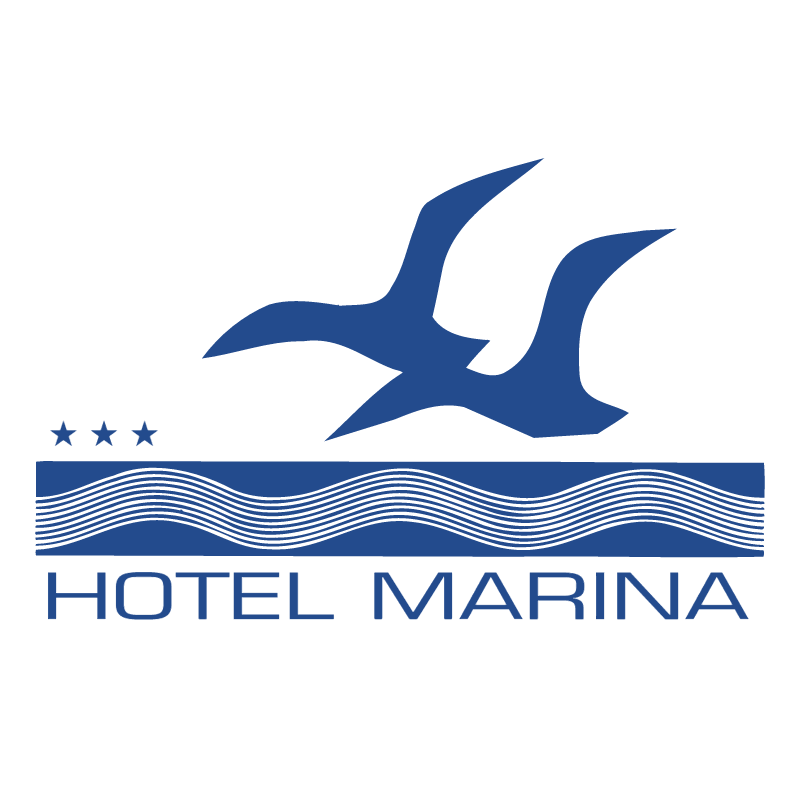 Marina Hotel vector logo