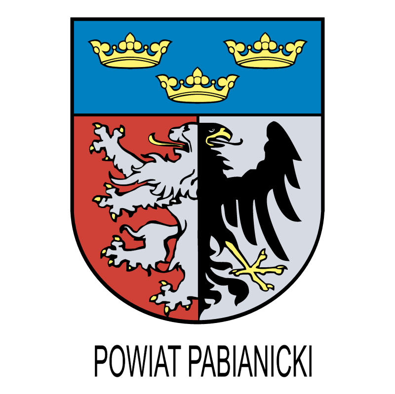 Powiat Pabianicki vector logo