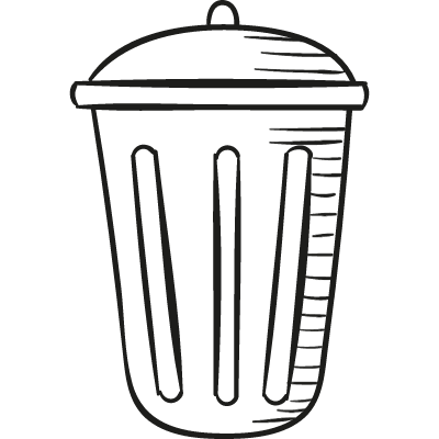 Big Garbage Can vector logo