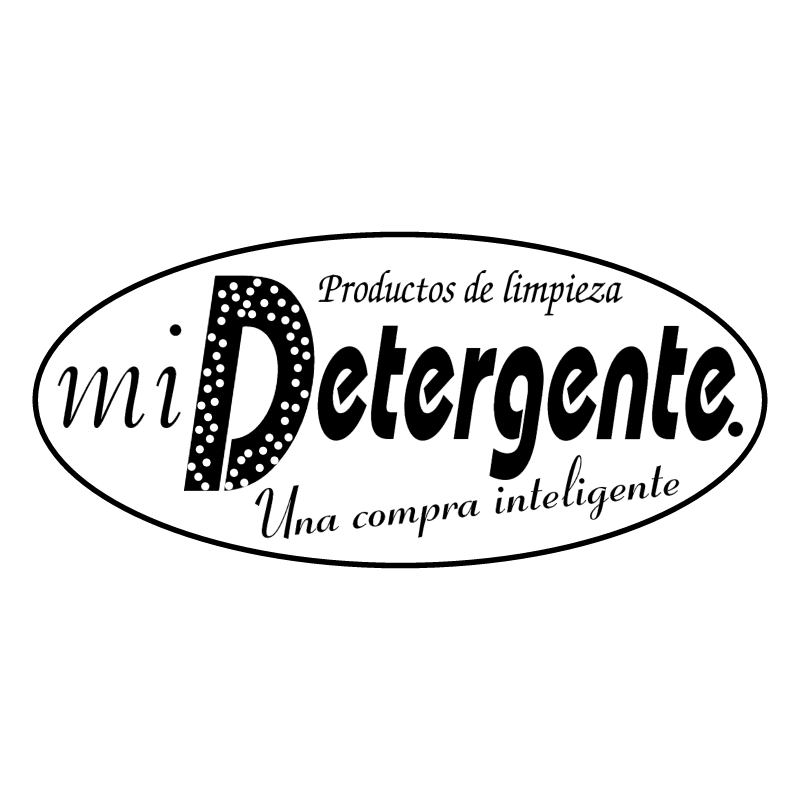 Mi detergente vector logo