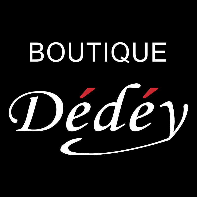 Boutique Dedey vector