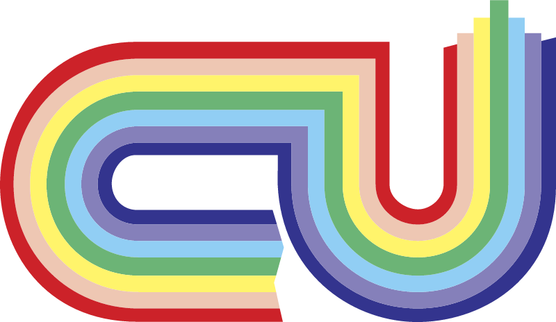 CU Rainbow logo vector
