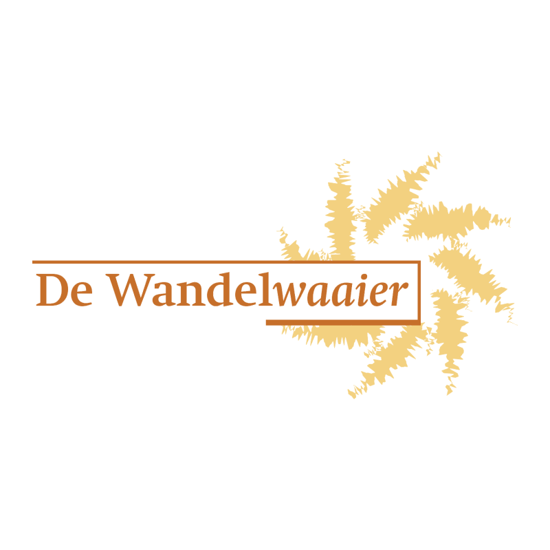De Wandelwaaier vector logo