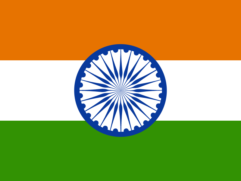 Flag of India vector