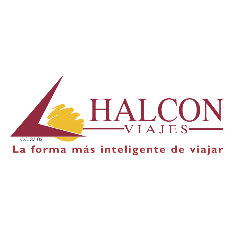 Halcon Viajes vector logo