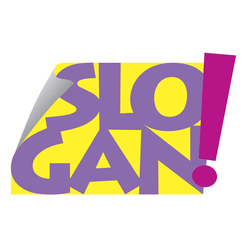 SLOGAN Design vector
