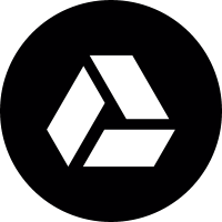 Google drive logo vector