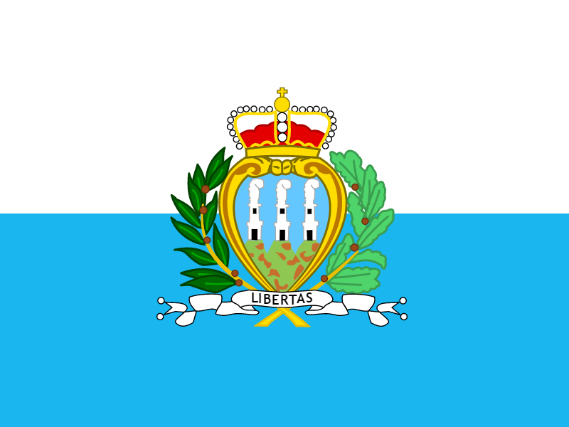 Flag of San Marino vector
