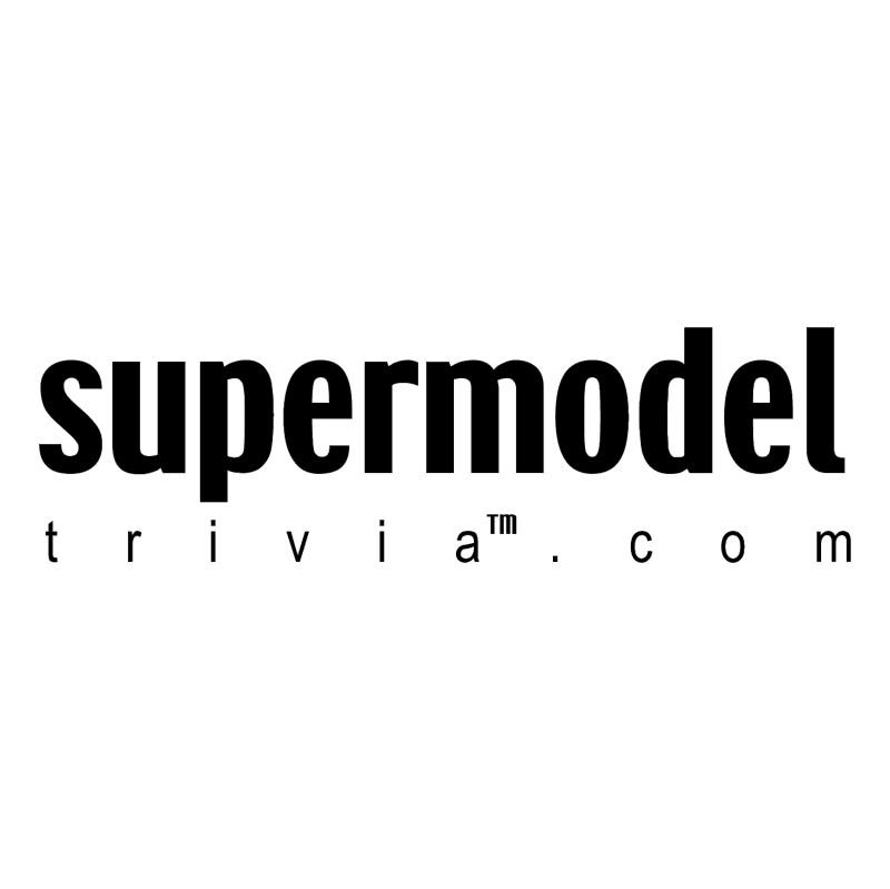 supermodel trivia com vector logo