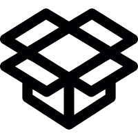 Dropbox logo vector