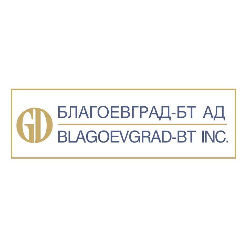 Blagoevgrad BT 46694 vector logo