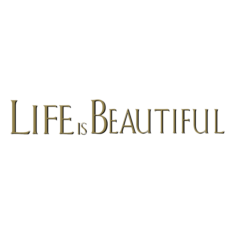 Life Is Beautiful vector