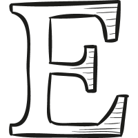 Etsy drawn logo vector