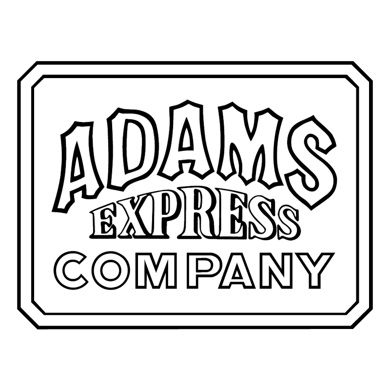 Adams Express Company vector