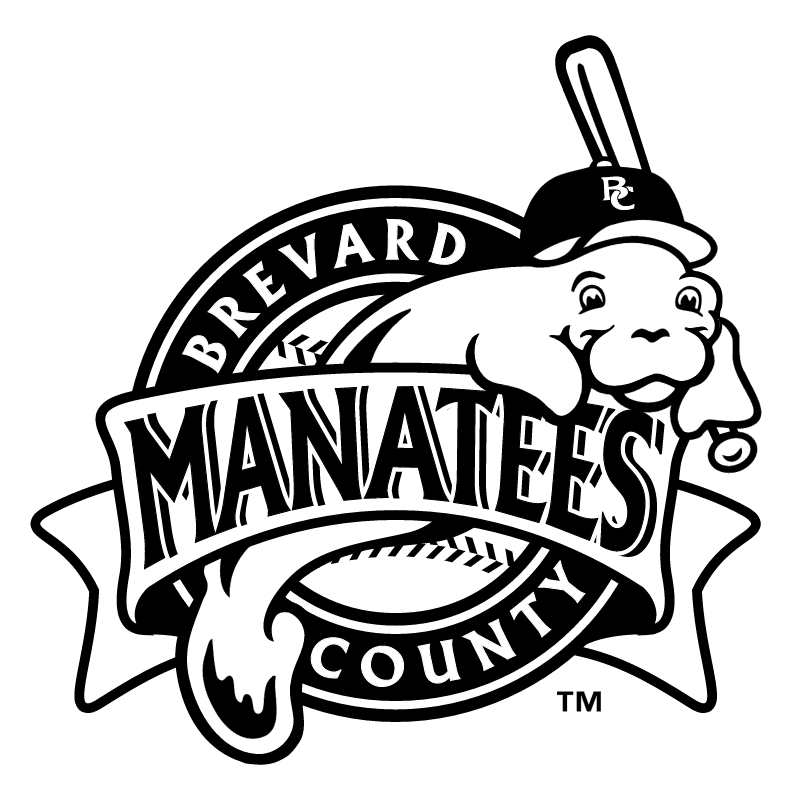 Brevard County Manatees vector