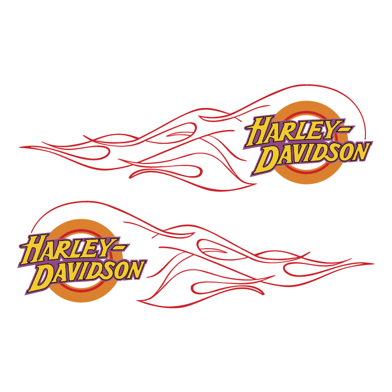 Harley Davidson flame vector