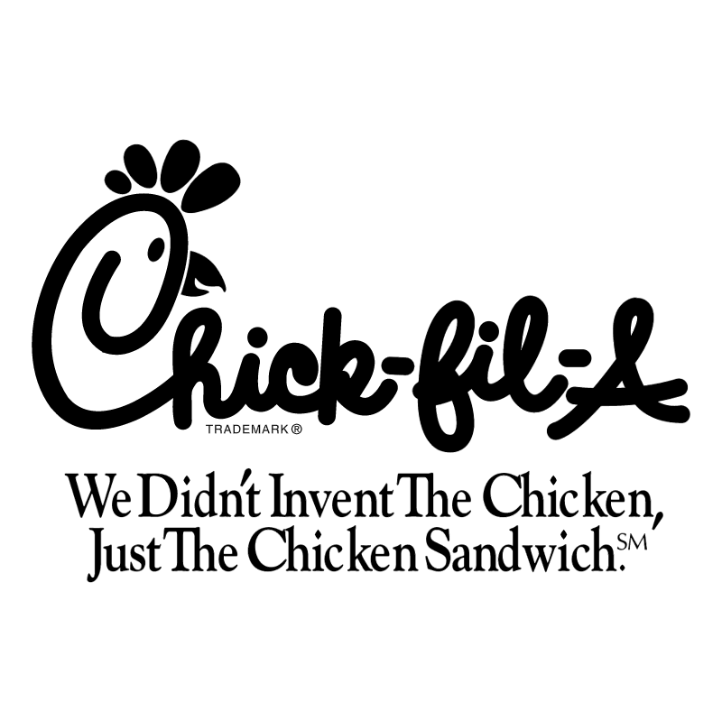 Chick fil A vector