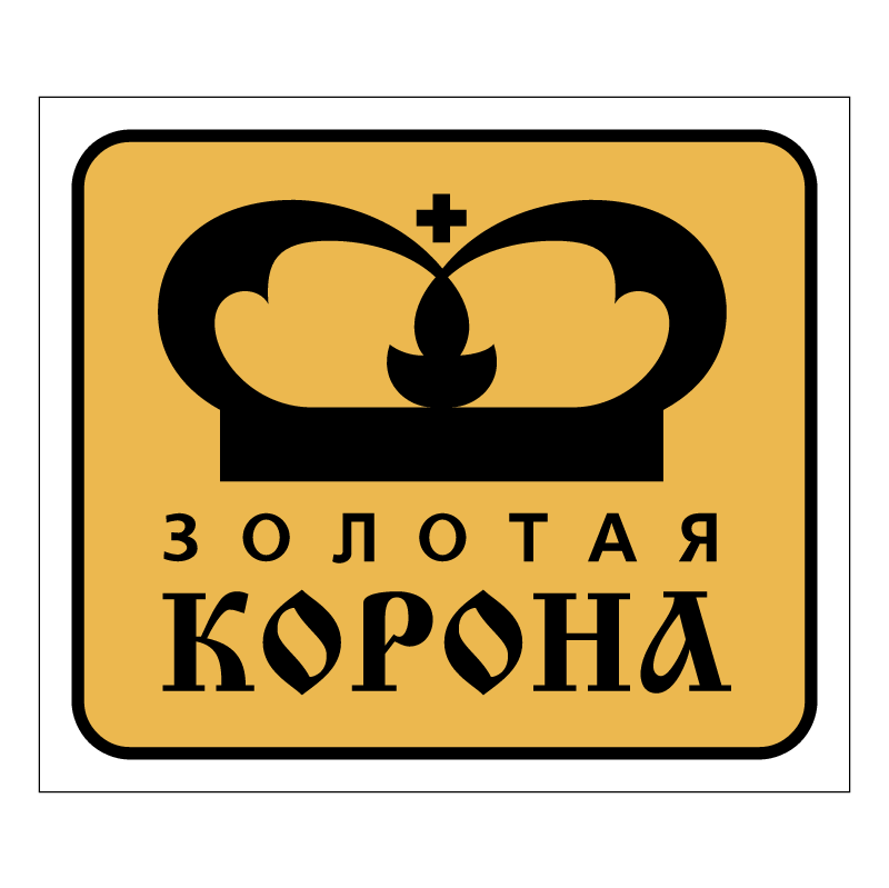 Gold Crown vector logo
