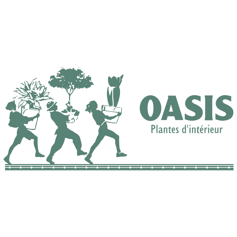 Oasis Plantes interieur vector