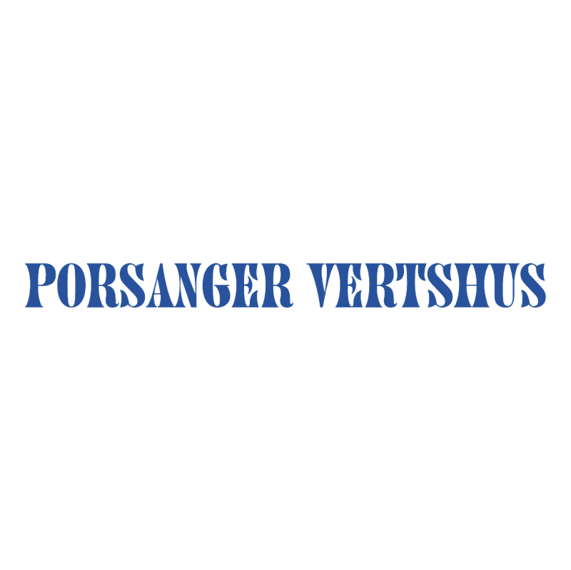 Porsanger Vertshus vector logo