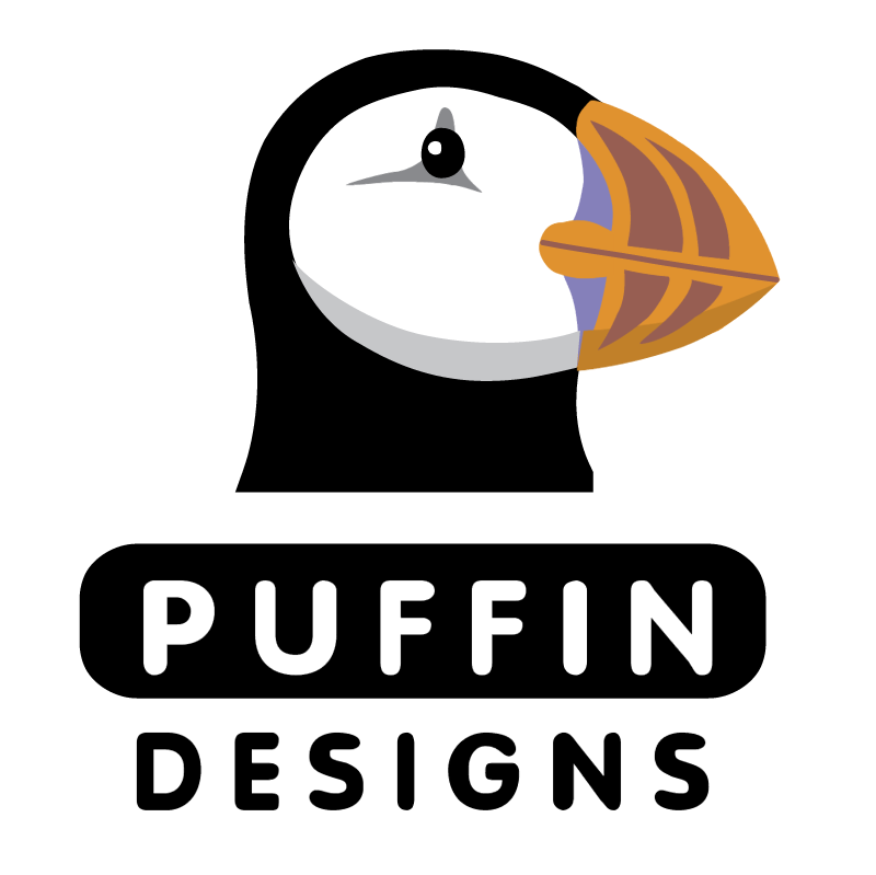 Puffin Designs vector logo