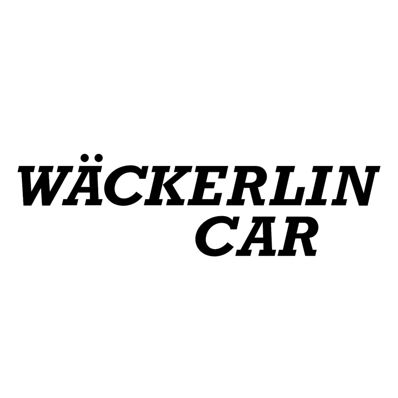 Waeckerlin Car vector logo