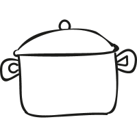 Pot With Cover vector