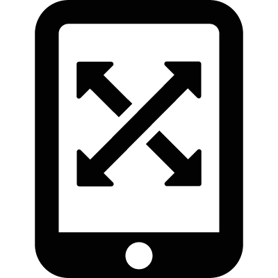 Full Screen Tablet vector logo