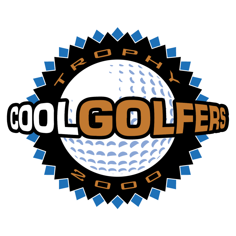 Cool Golfers vector logo
