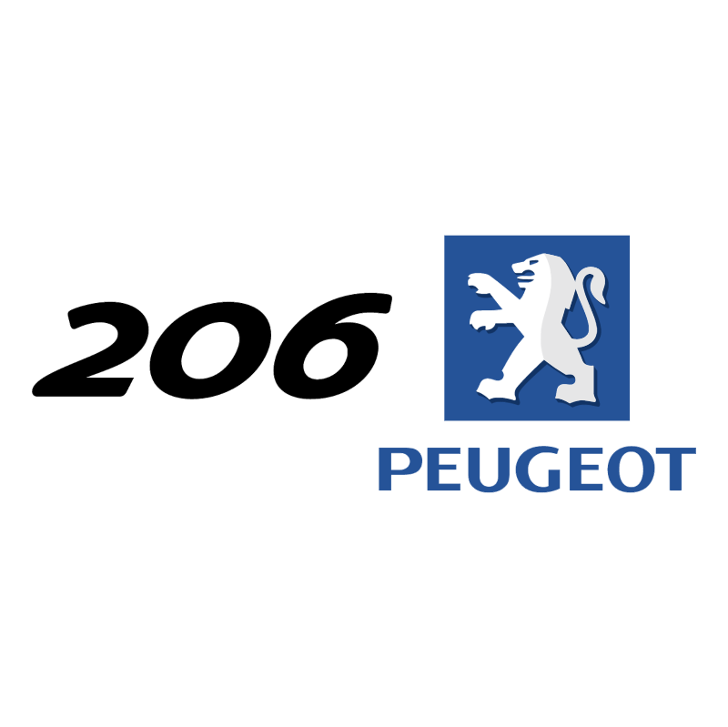 Peugeot 206 vector logo