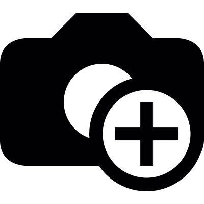 Image add button vector logo