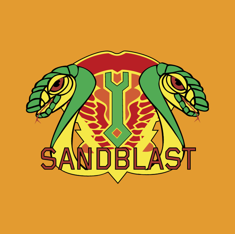 Sandblast vector logo