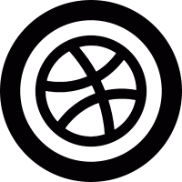 Dribble logo vector
