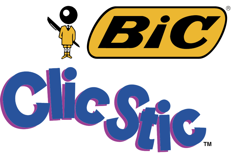 BIC CLIC STIC vector