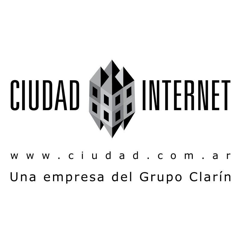 Ciudad Internet vector logo