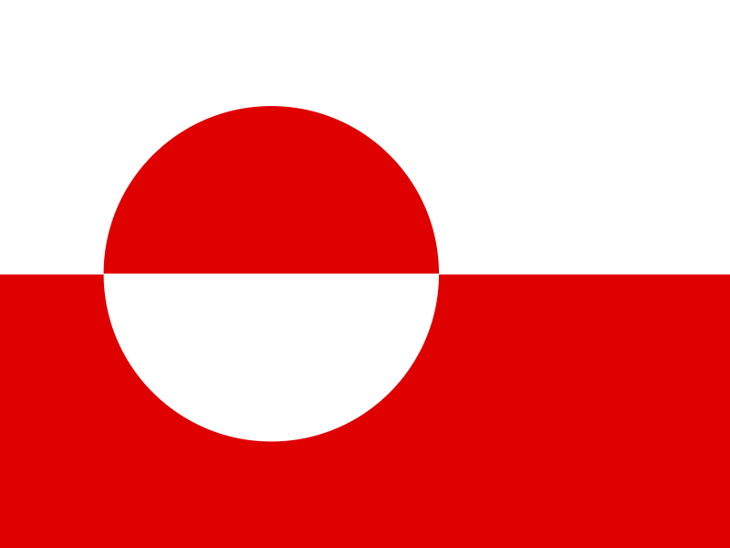 Flag of Greenland vector