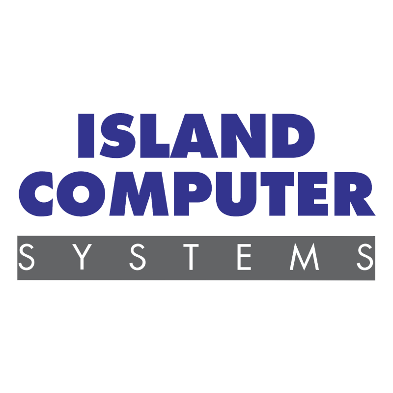 Island Computer vector