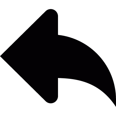 Back arrow vector logo