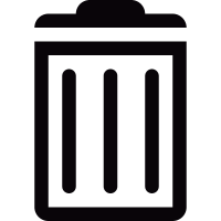 Trash container vector
