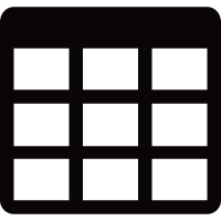 Little table grid vector