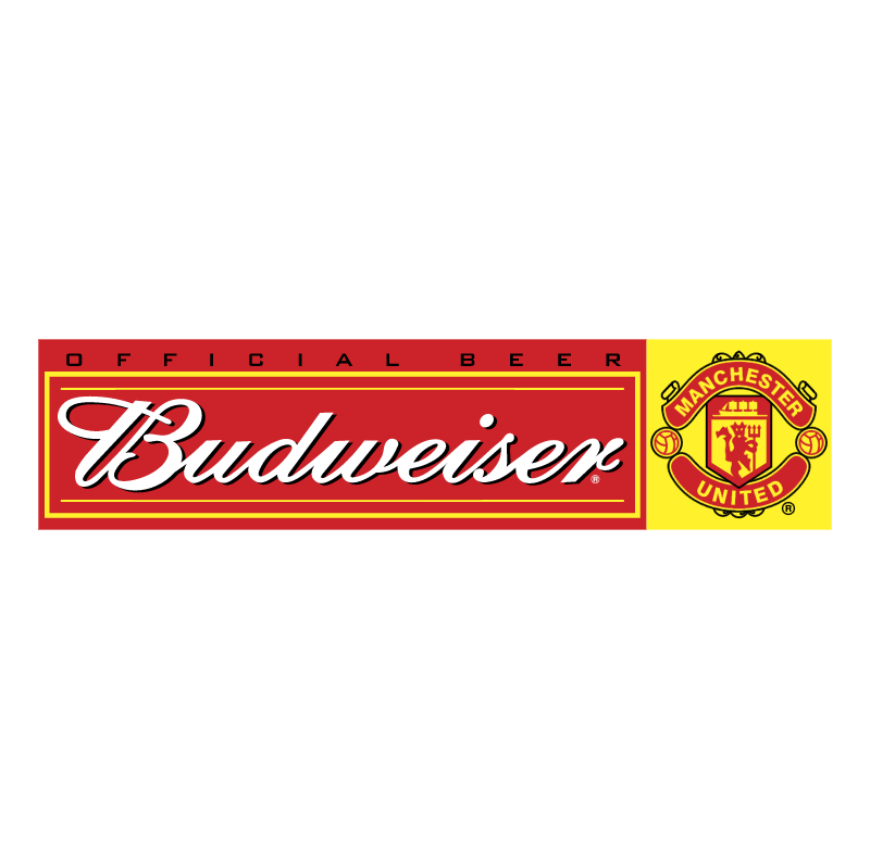Budweiser Manchester United vector