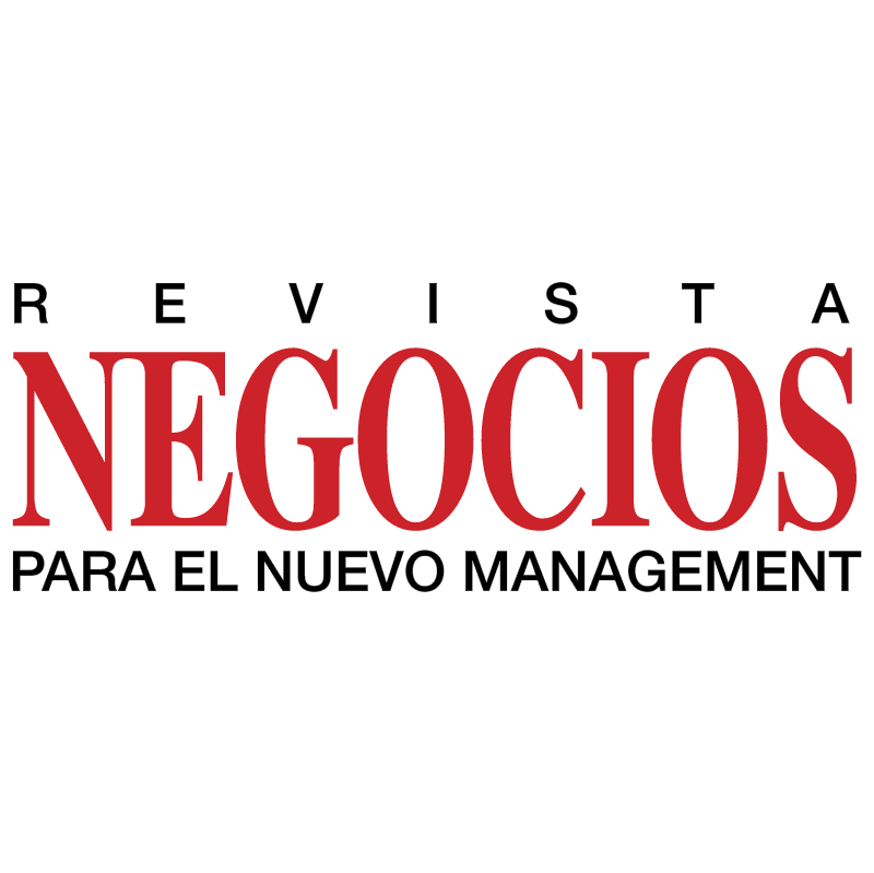 Revista Negocios vector logo